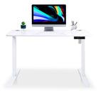 bureau assis debout LIFT 140x80cm blanc