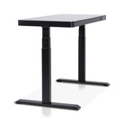 bureau assis debout verre trempé CONNECT noir