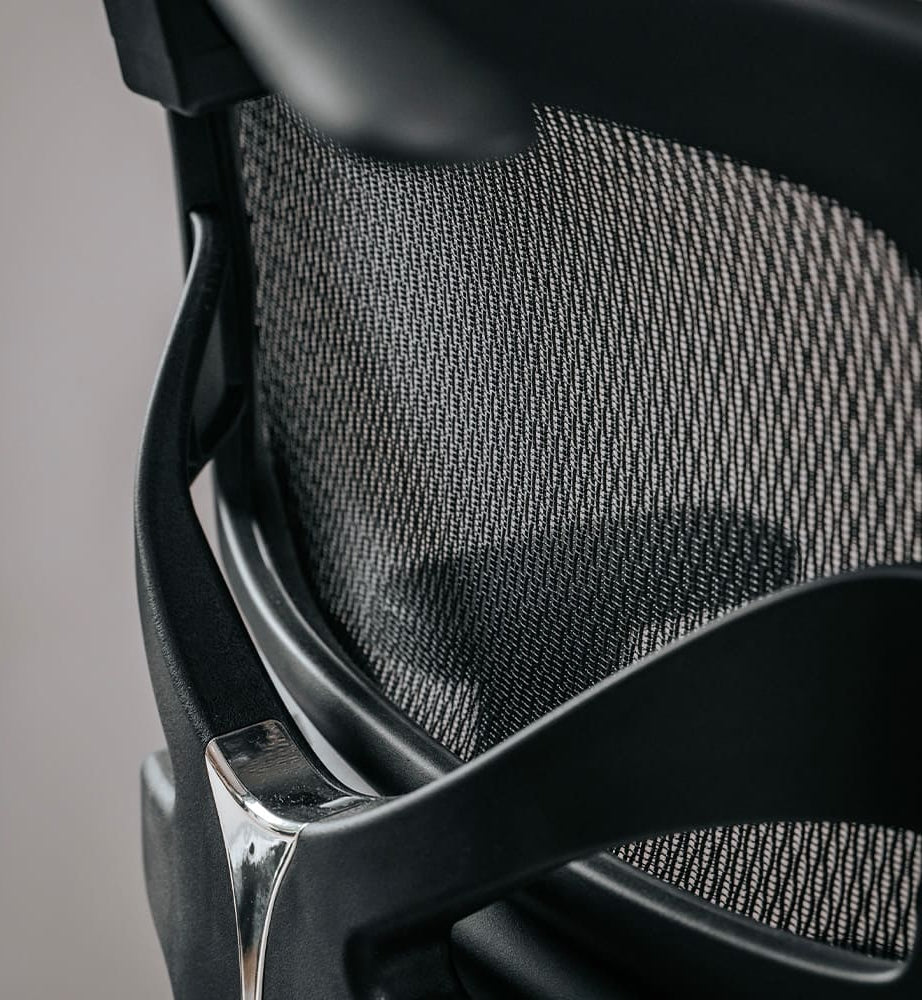 dossier chaise ergonomique noire TERRANA KQUEO