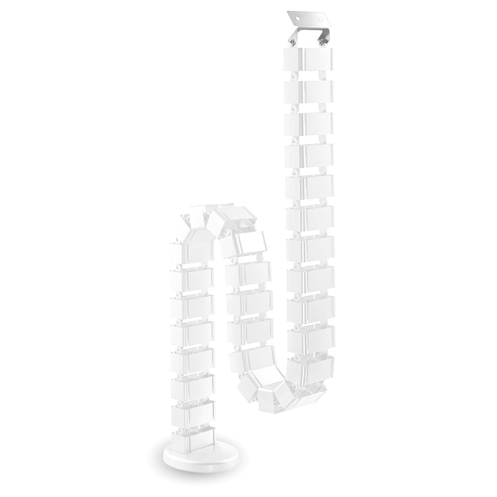 goulotte passe-câble verticale 130cm blanche