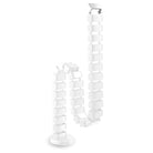 goulotte passe-câble verticale 130cm blanche