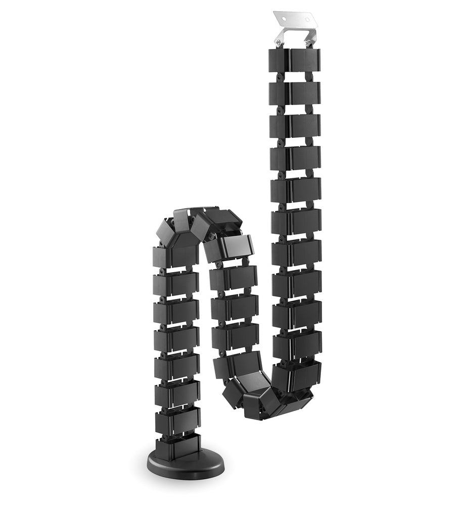 goulotte passe-câble verticale 130cm noire