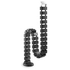 goulotte passe-câble verticale 130cm noire