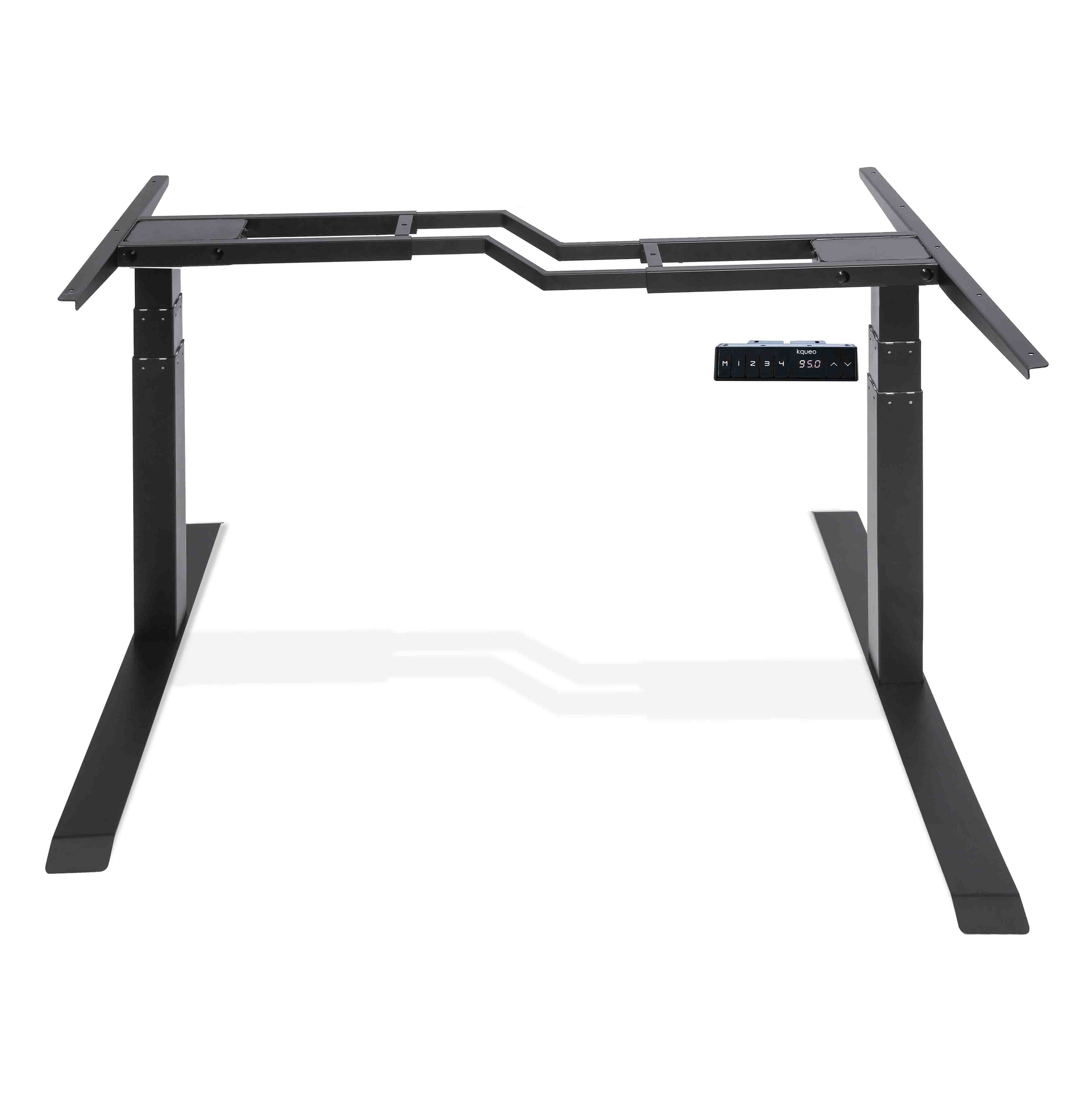 piètement pour bureau assis debout CORNER noir_ambiance