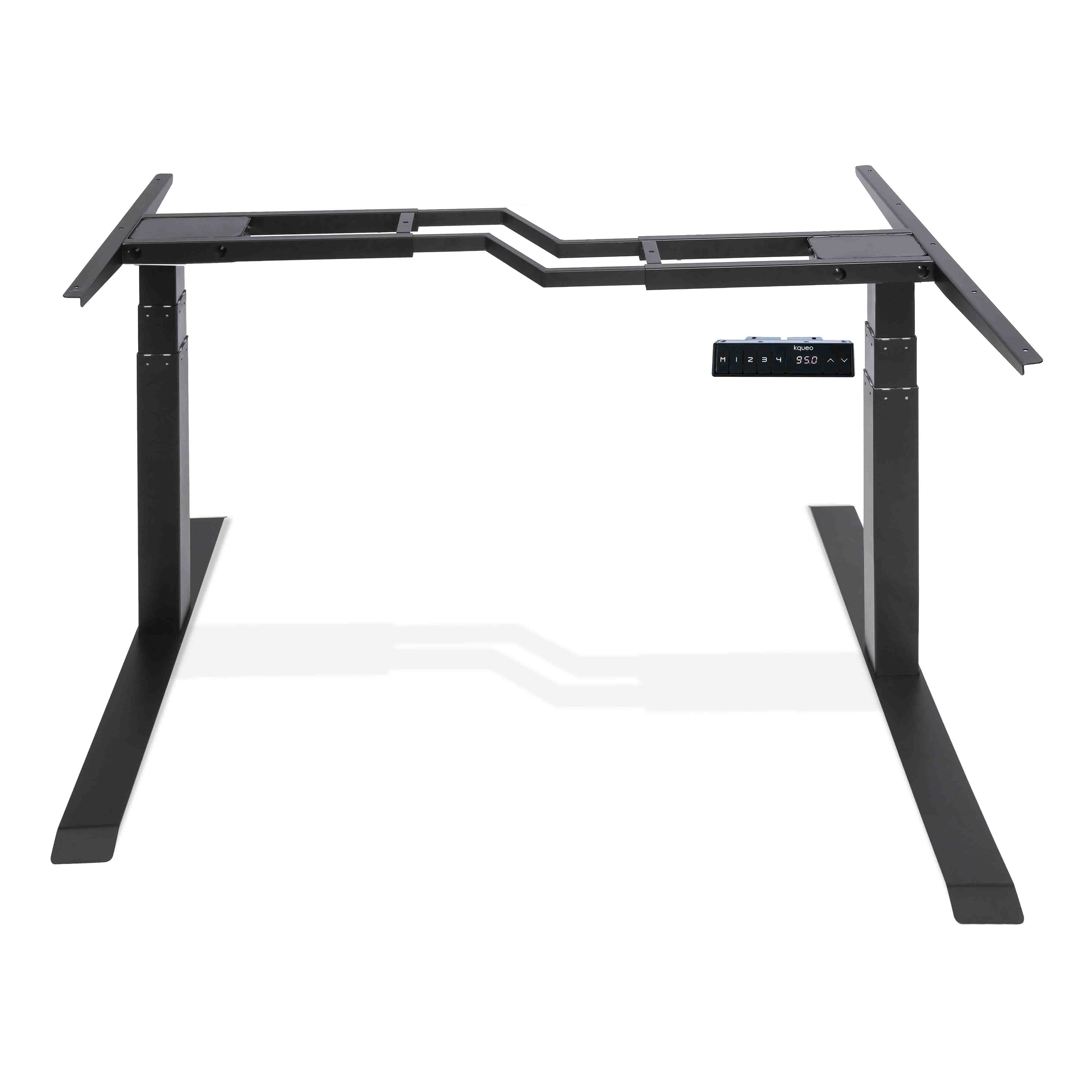 piètement pour bureau assis debout CORNER noir_ambiance