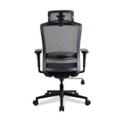 Chaise ergonomique multi réglages noire LAMA KQUEO