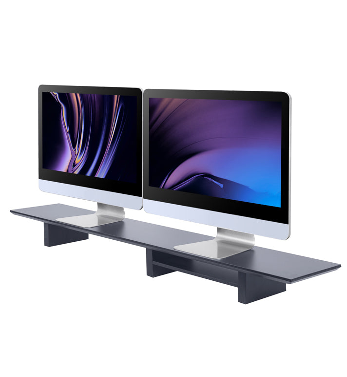 tablette support d'écran coloris gris ardoise