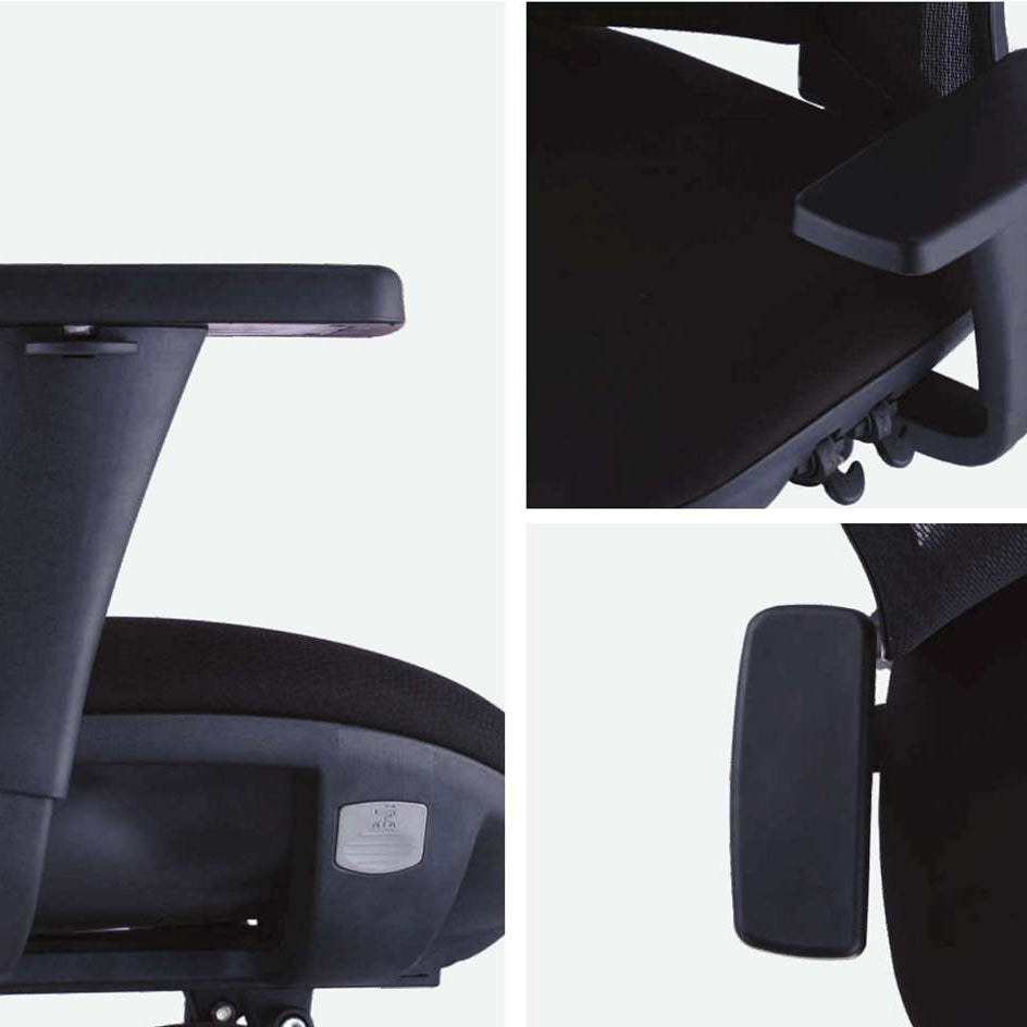 Zoom assise chaise ergonomique WAVE 