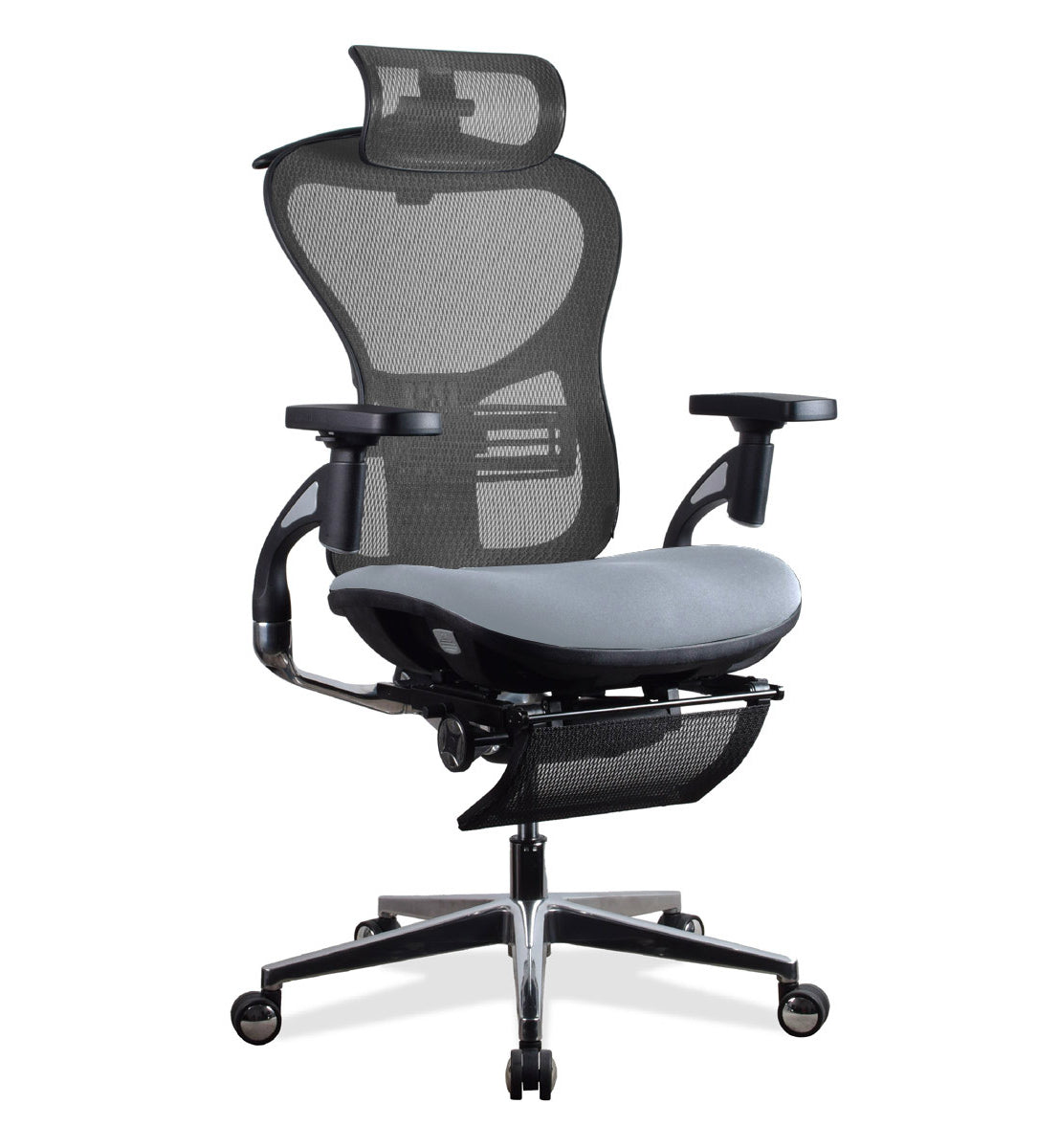 siège de bureau ergonomique WAVE Premium grise