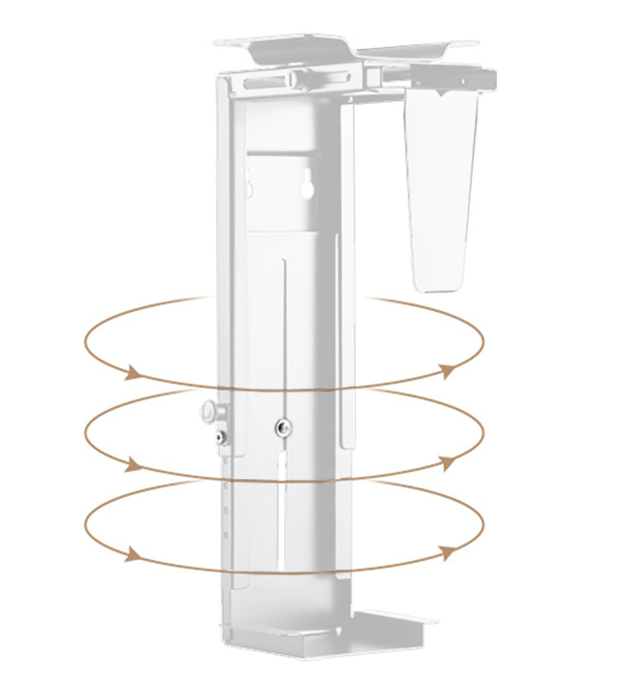 support unité centrale blanc