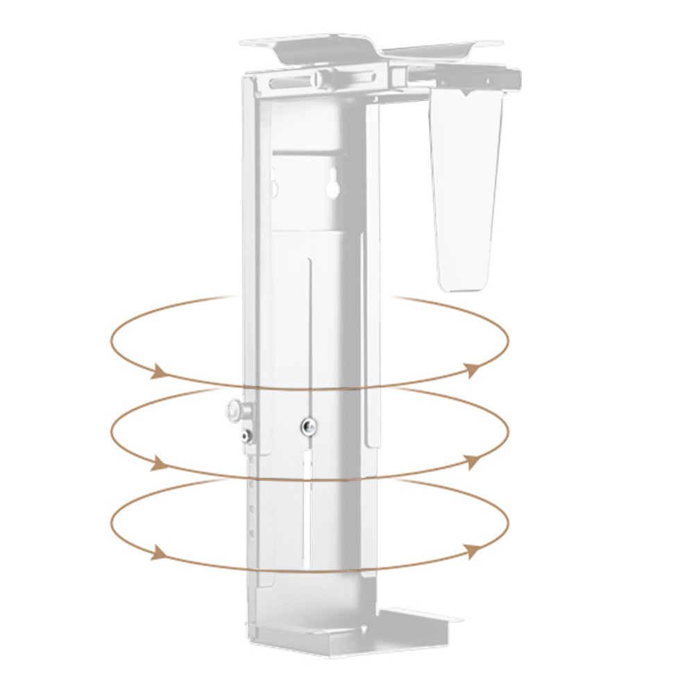 support unité centrale blanc