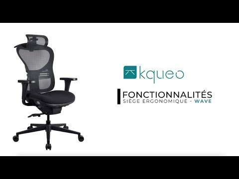 Vidéo fonctionnalités chaise KQUEO WAVE