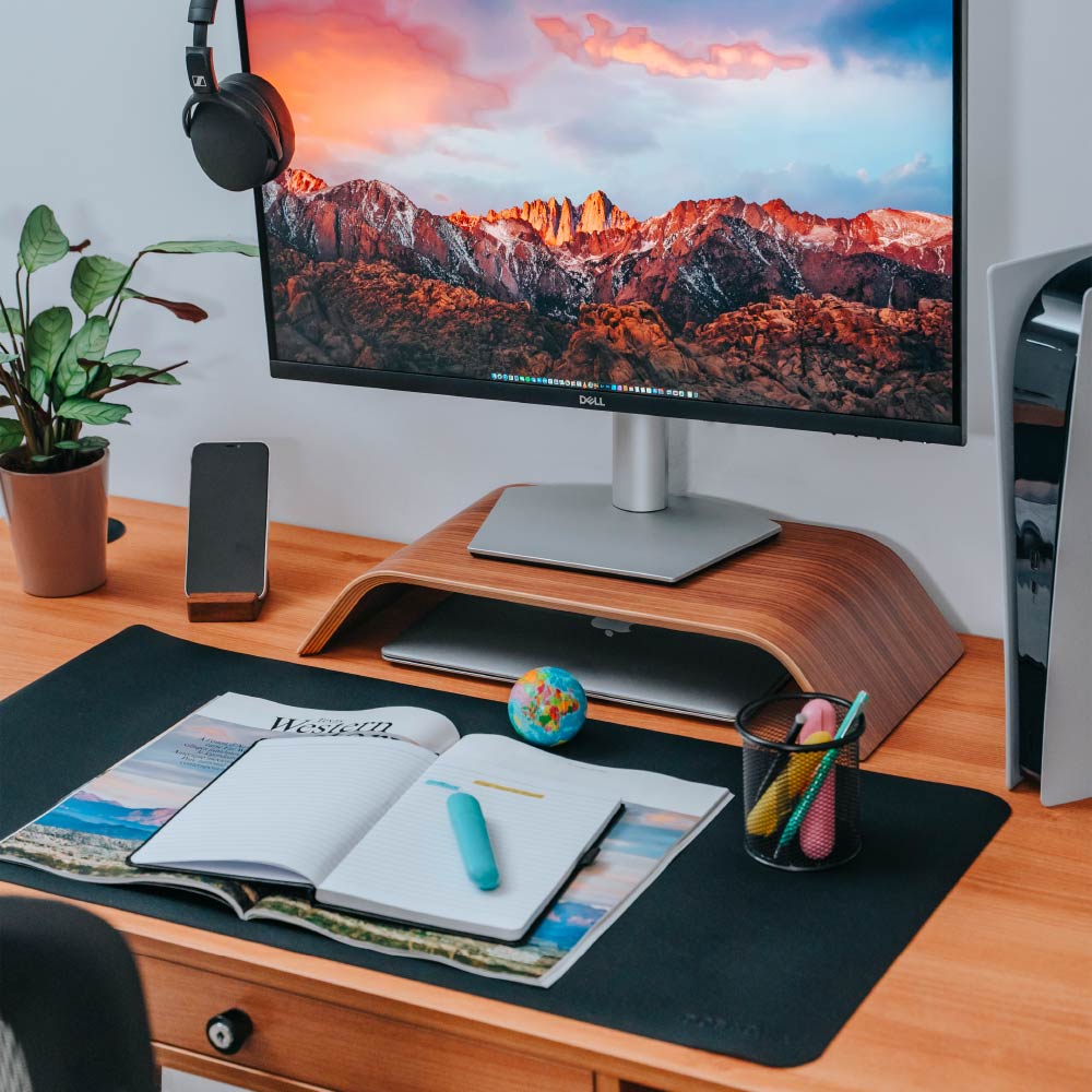 support d'écran BRIDGE et bureau assis debout_ambiance