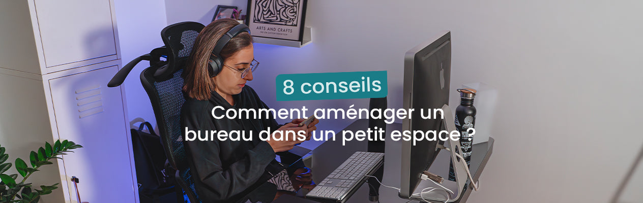 aménager un bureau dans un petit espace - article kqueo