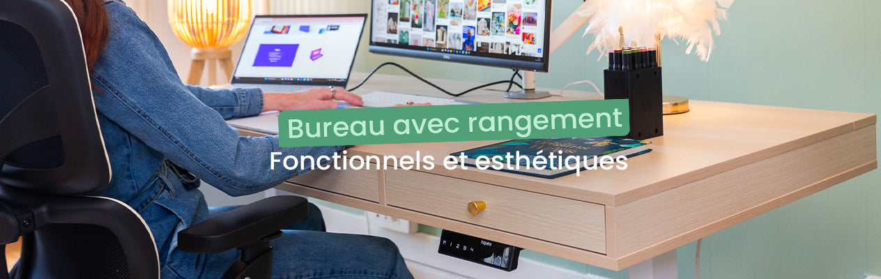 bureau avec rangement
