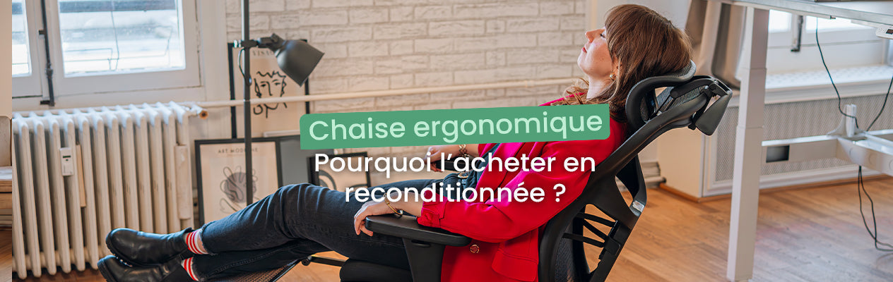 chaise de bureau ergonomique reconditionnée