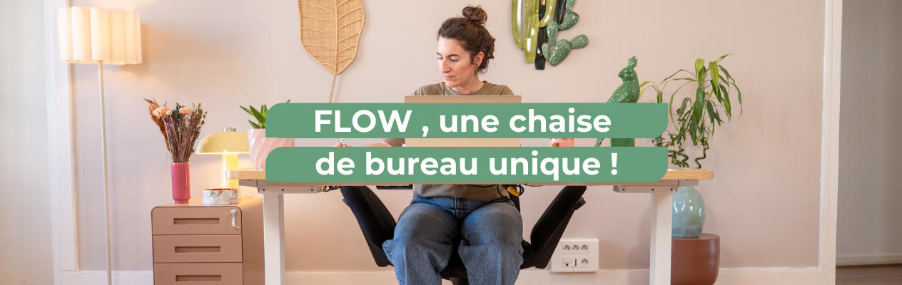 Aussi design que modulable : FLOW, une chaise de bureau unique !