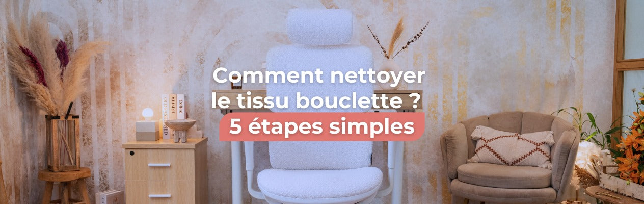 Comment nettoyer le tissu bouclette ? 5 Étapes Simples