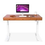 Bureau assis debout 3 tiroirs avec trappe - SPACE DYNAMIC CIRCLE 110x60 cm