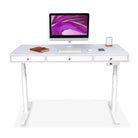 Bureau assis debout 3 tiroirs - SPACE DYNAMIC CIRCLE 2 110x60 cm blanc