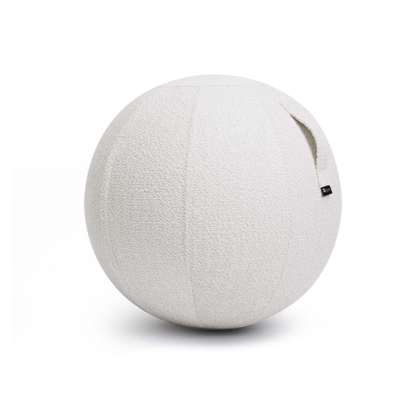 Ballon ergonomique SPHERA en tissu bouclette, blanc
