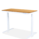 Bureau assis debout en bambou - DYNAMIC CONNECT SQUARE BAMBOU