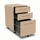 caisson en métal 3 tiroirs beige KQUEO