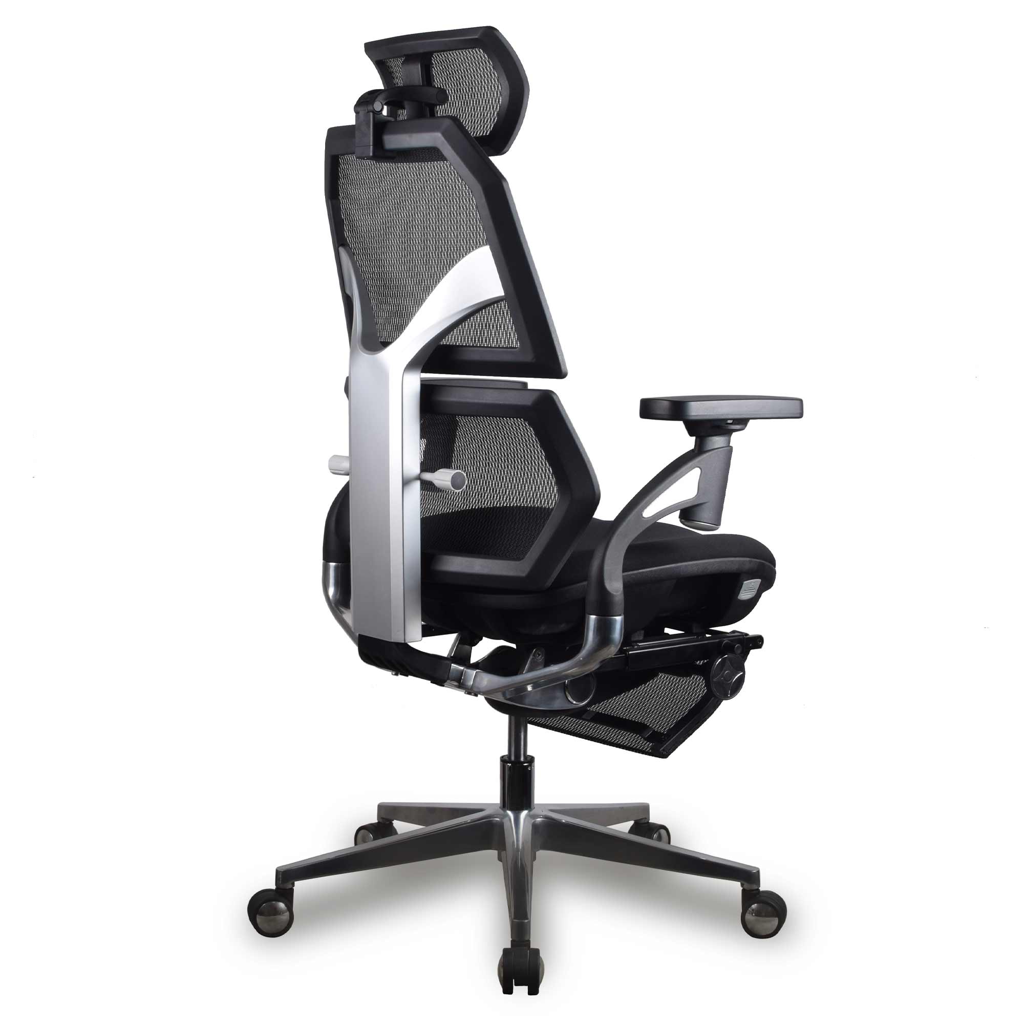 chaise ergonomique gamer AURA KQUEO mousse et maille noire