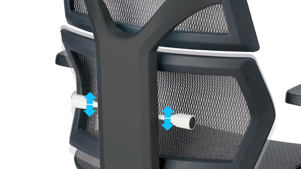 dossier réglable chaise ergonomique ELENA