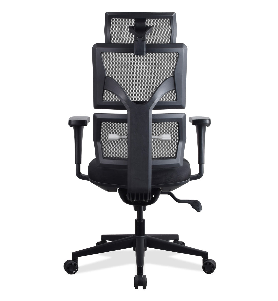 chaise ergonomique ELENA multi réglage noire KQUEO