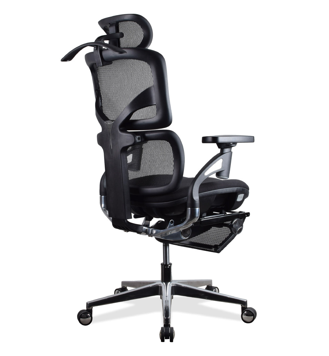 Chaise ergonomique noire avec réglage KQUEO