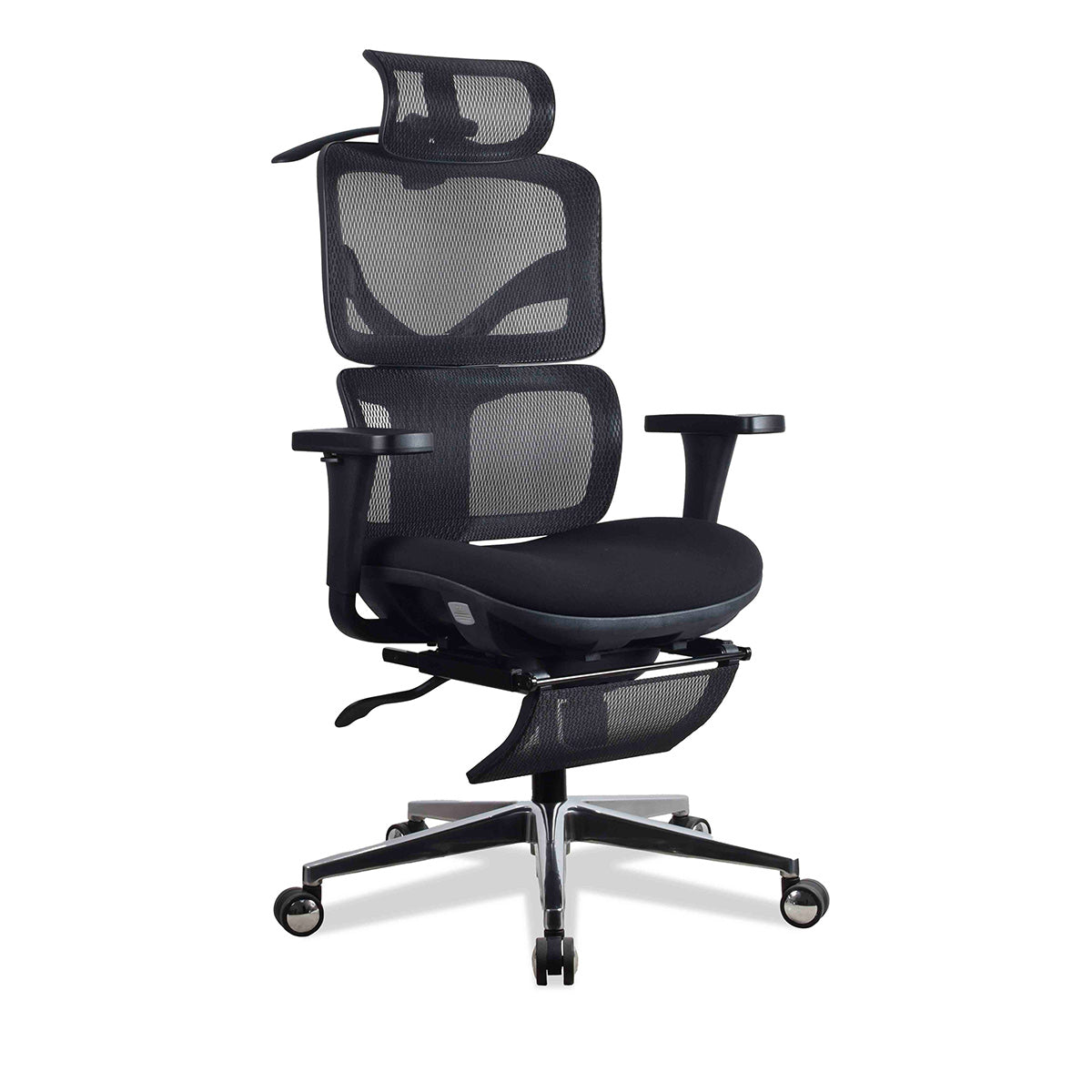 chaise de bureau ergonomique noire TERRANA KQUEO