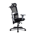 dossier chaise de bureau ergonomique noire EPSILON