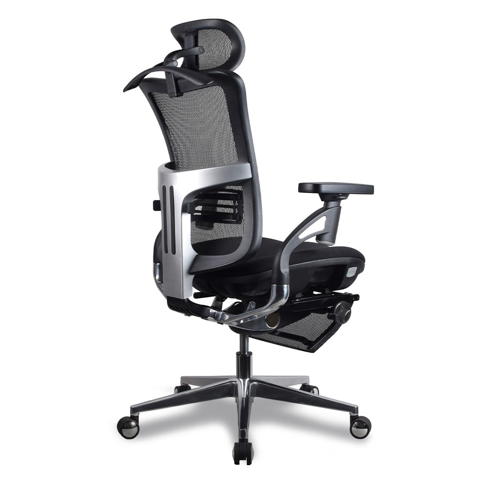 dossier chaise ergonomique de bureau multi-réglages EPSILON PREMIUM noire