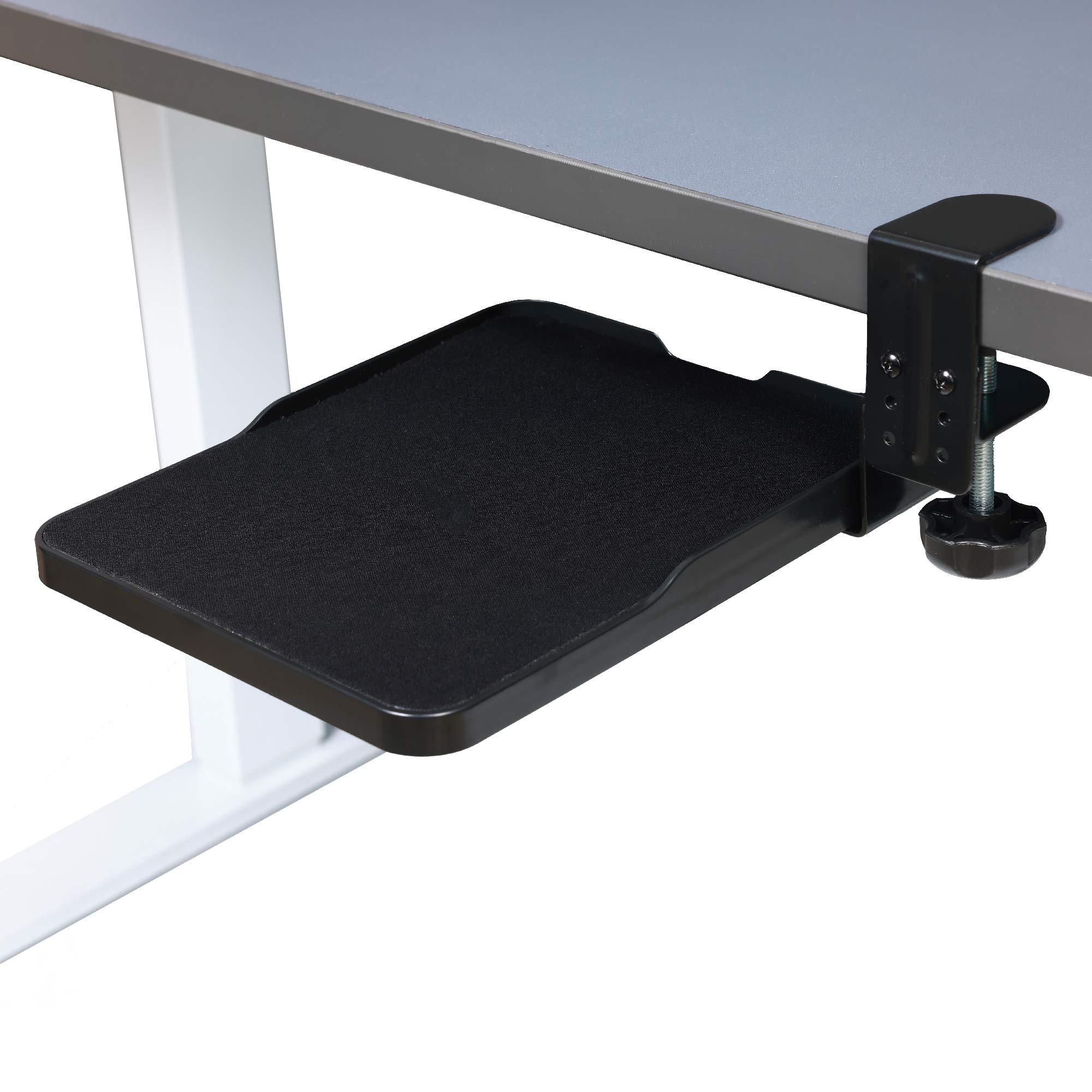 tapis de souris rétractable noir pour bureau Kqueo