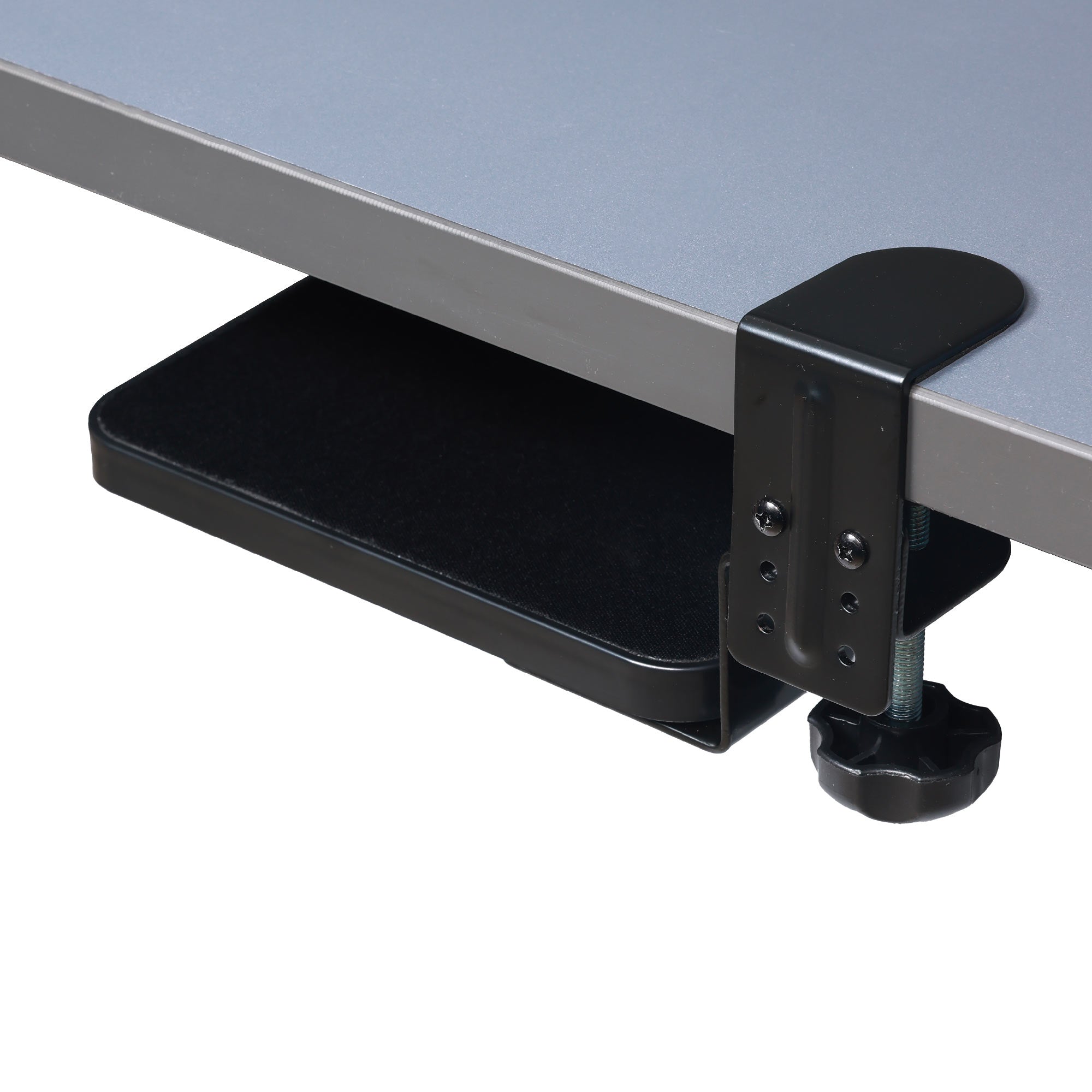 tapis de souris rétractable noir pour bureau Kqueo