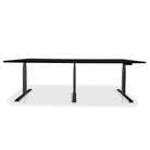 Table de réunion réglable en hauteur électrique - TRIO noir