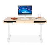 Bureau assis debout 1 tiroir avec trappe - SPACE DYNAMIC CIRCLE 140x70 cm