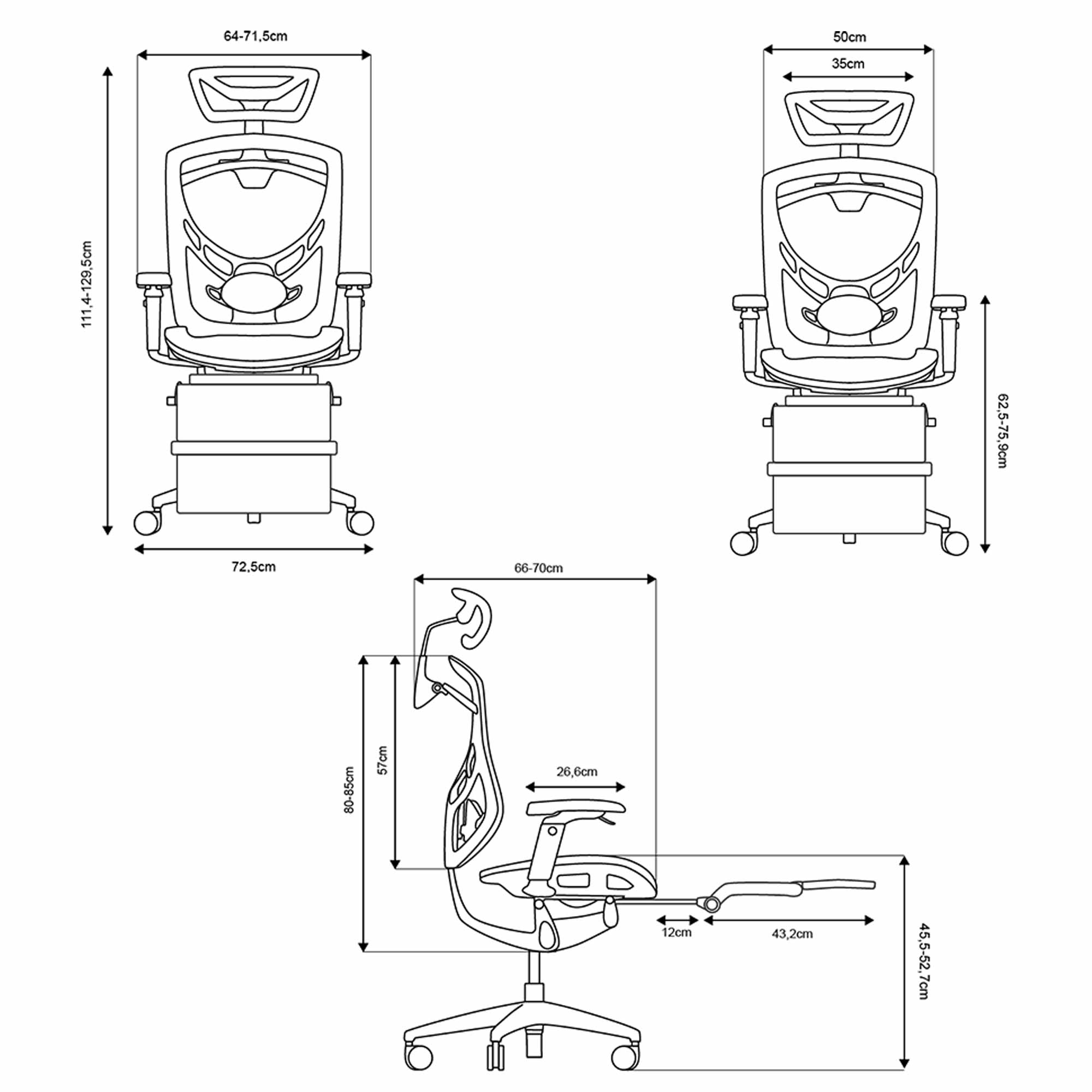 plan chaise ergonomique NOVA Kqueo