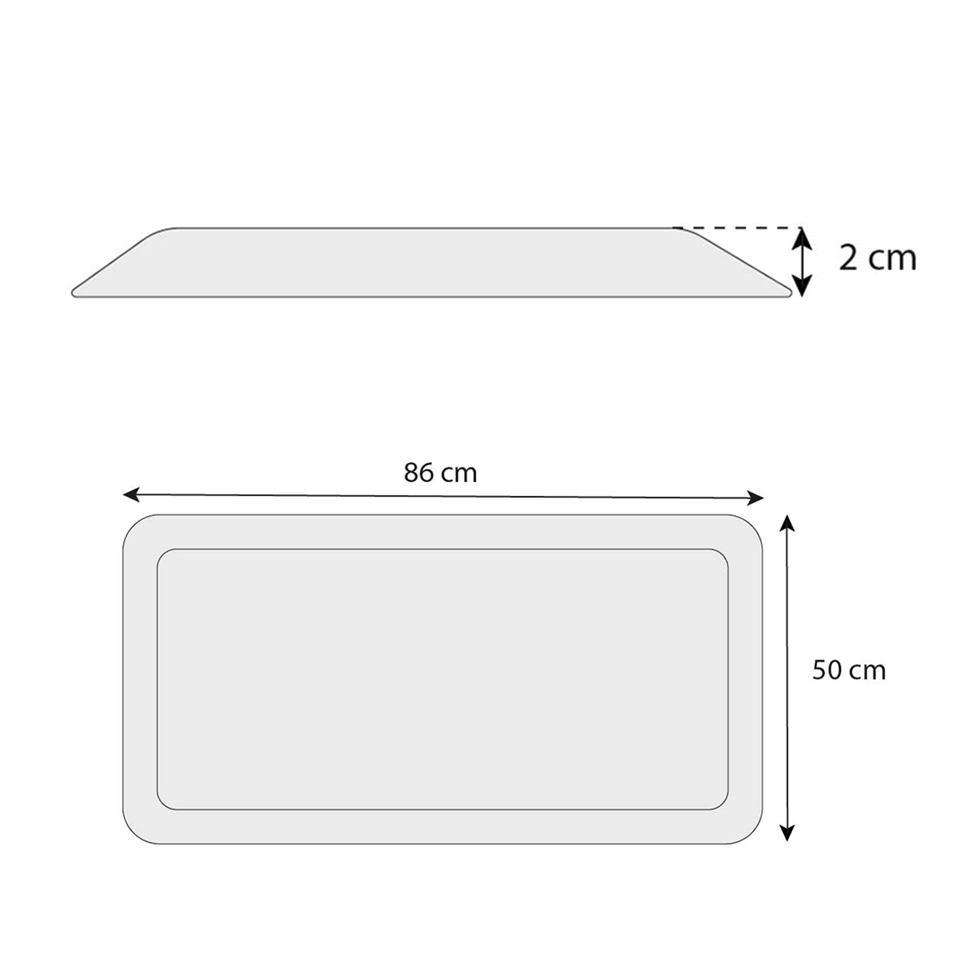 plan tapis anti-fatigue 50x86 cm Kqueo
