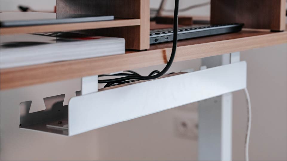 Goulotte horizontale passe-câble pour bureau – KQUEO