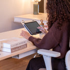 Support tablette et ordinateur portable en aluminium réglable sur bureau