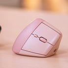 souris ergonomique rose KQUEO
