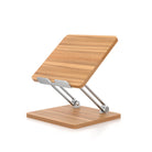 Support ordinateur portable réglable en bois mélaminé avec structure en métal