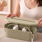boite cache cable verte KQUEO_ambiance