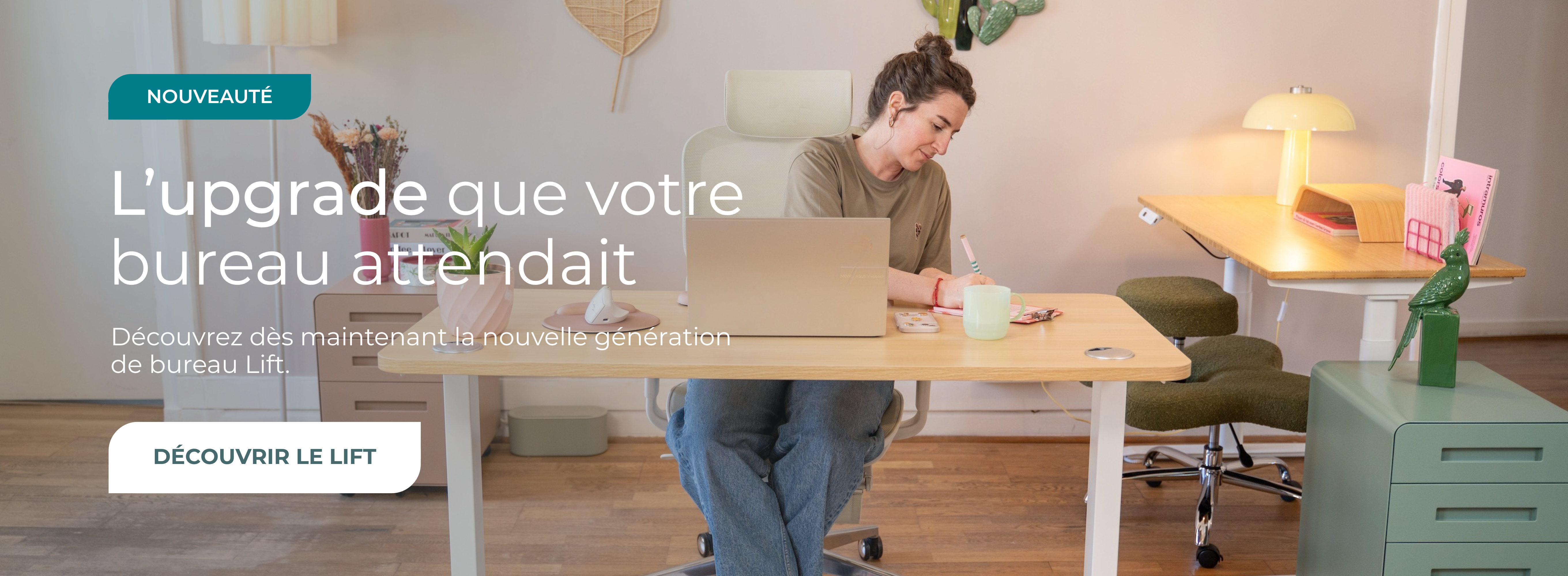 bureau assis debout LIFT KQUEO