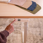 panneau de contrôle bureau assis debout DYNAMIC SQUARE debout coloris blanc chene clair_ambiance