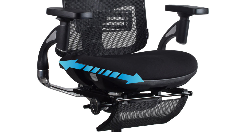assise ajustable chaise ergonomique de bureau EPSILON PREMIUM