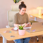 chaise TERRANA en maille verte_ambiance