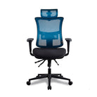 chaise de bureau ergonomique KQUEO EPSILON bleue